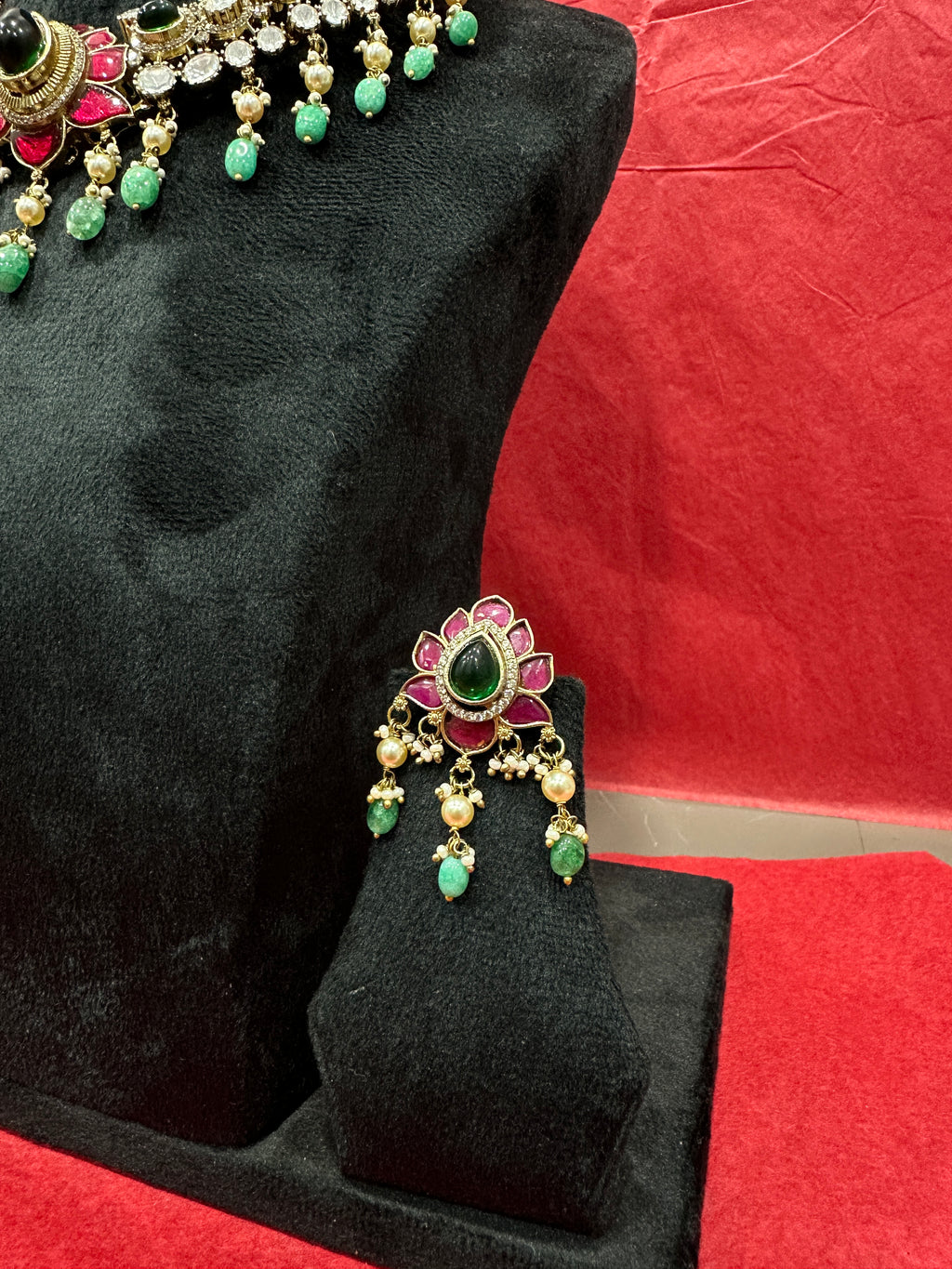 Kamala Lotus Polki Choker Set