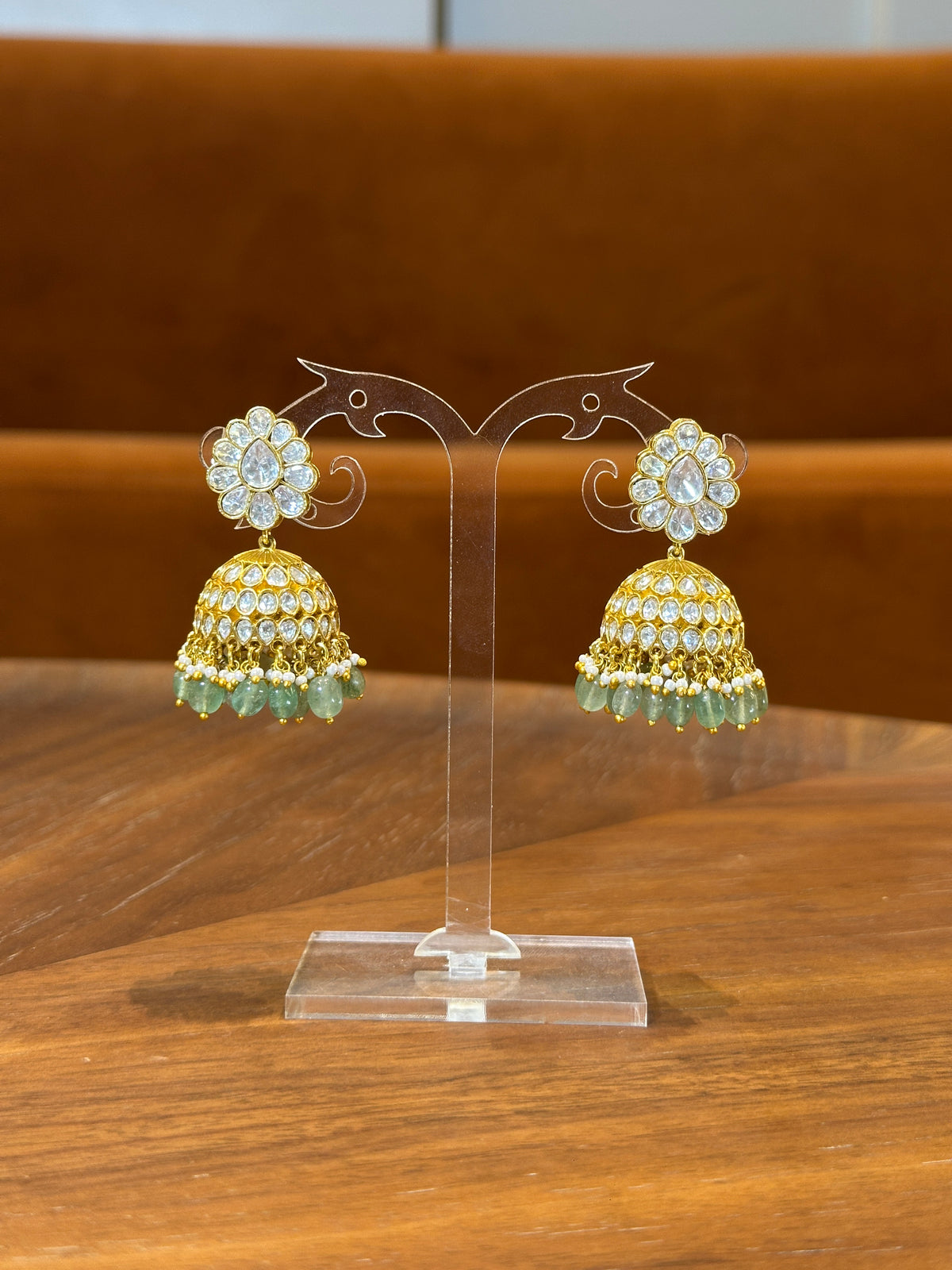 Priya Polki Jhumka Earrings