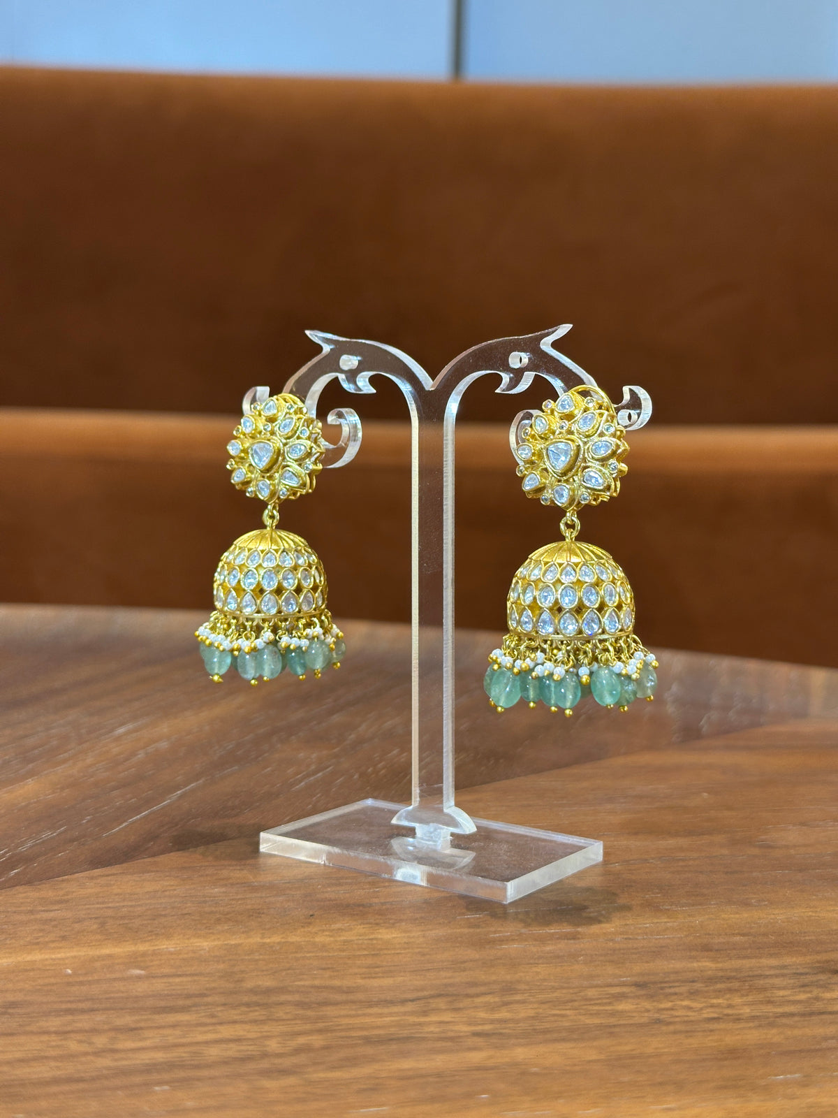 Zara Polki Jhumka Earrings