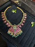 Beautiful Jadau Kundan Mango Mala Necklace