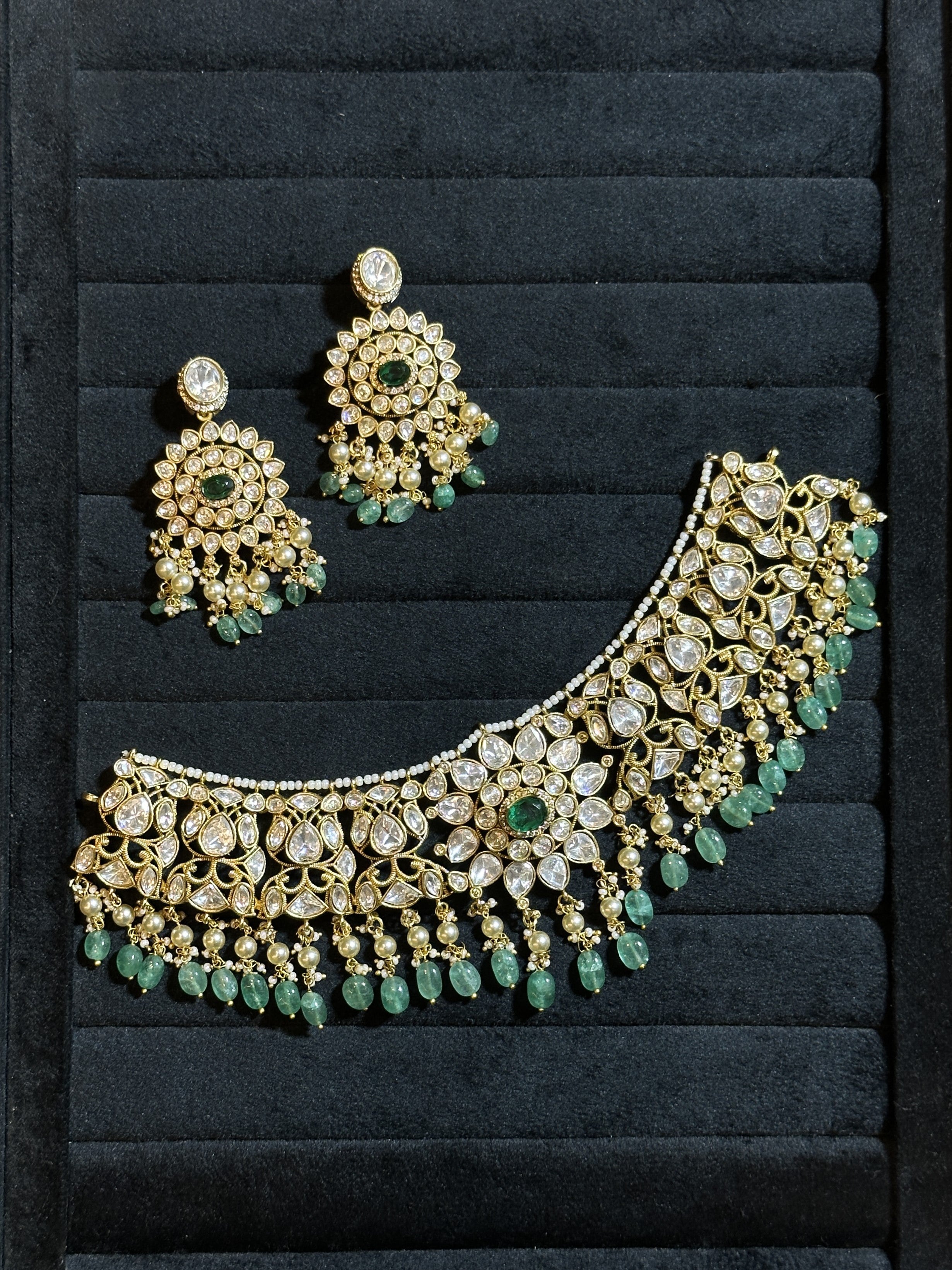 Polki Bridal Choker Set