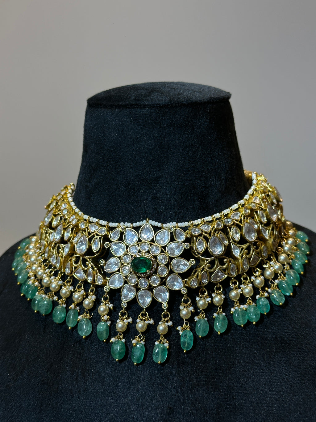 Polki Bridal Choker Set