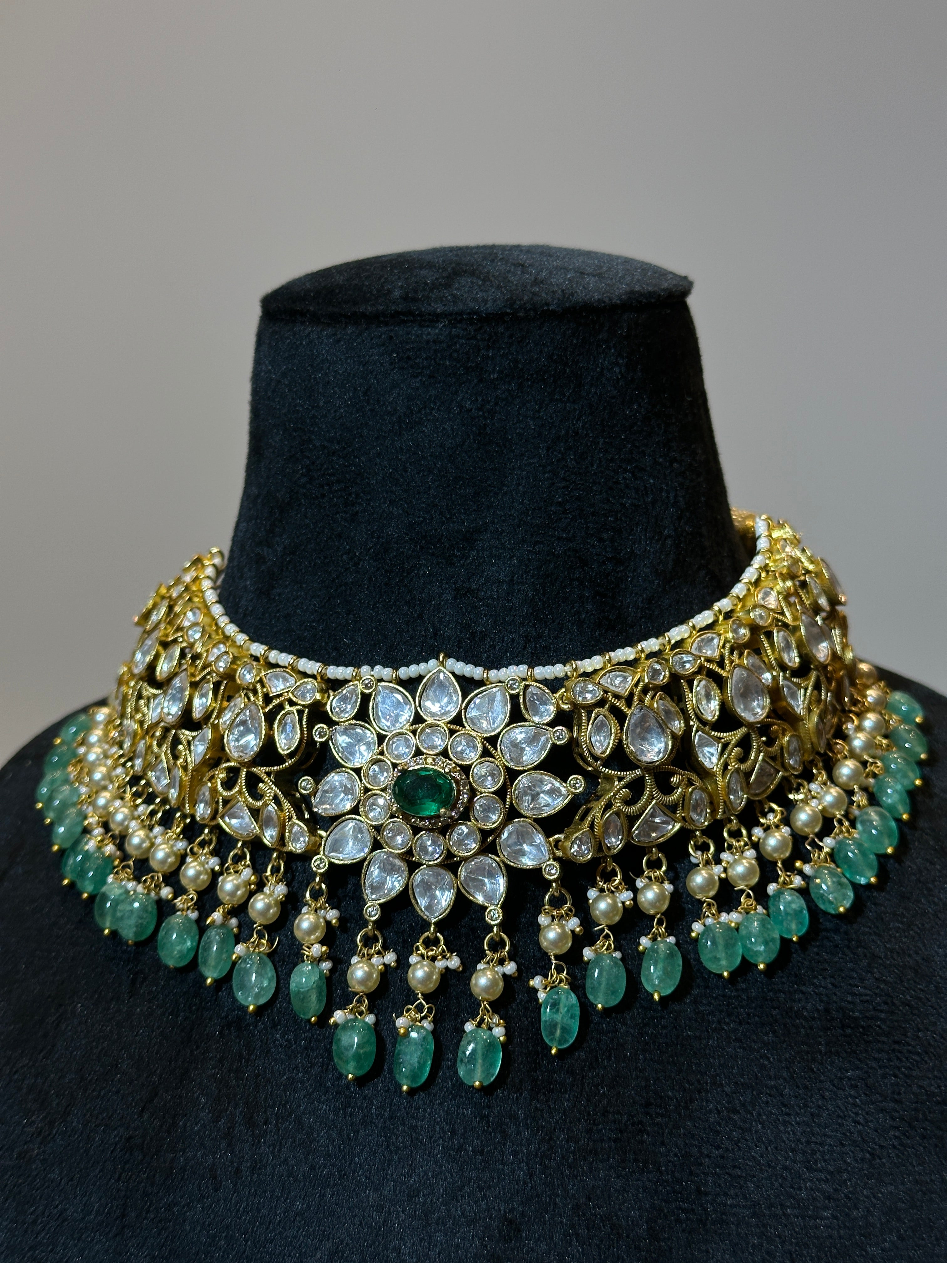 Polki Bridal Choker Set